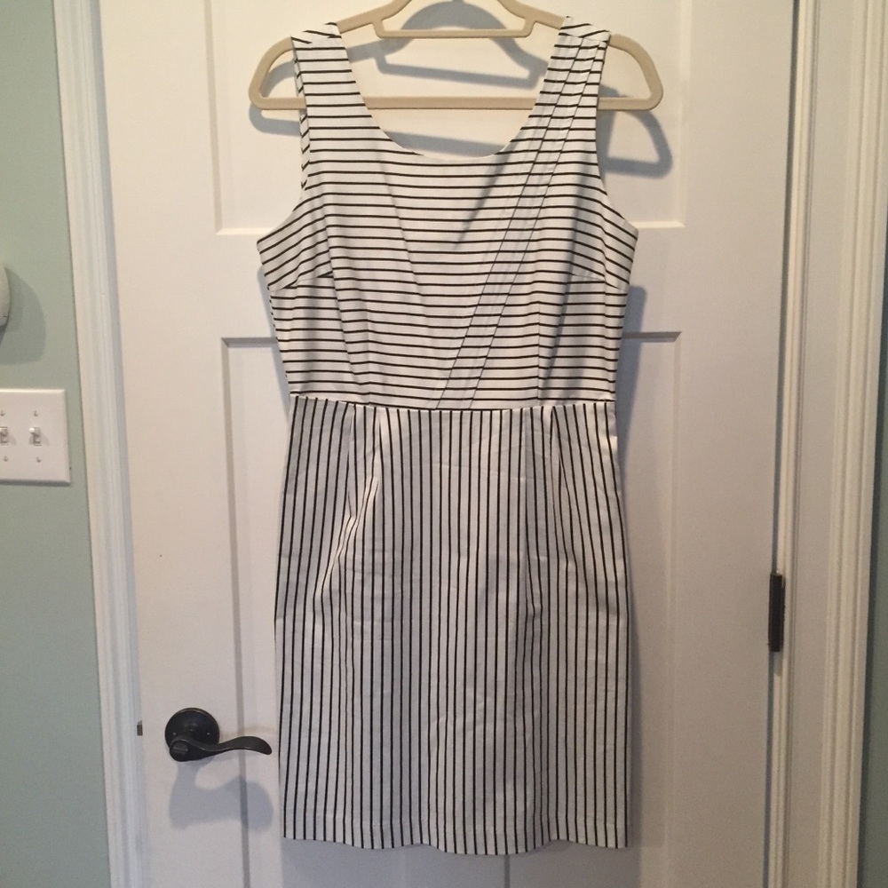 Black & White Striped Dress